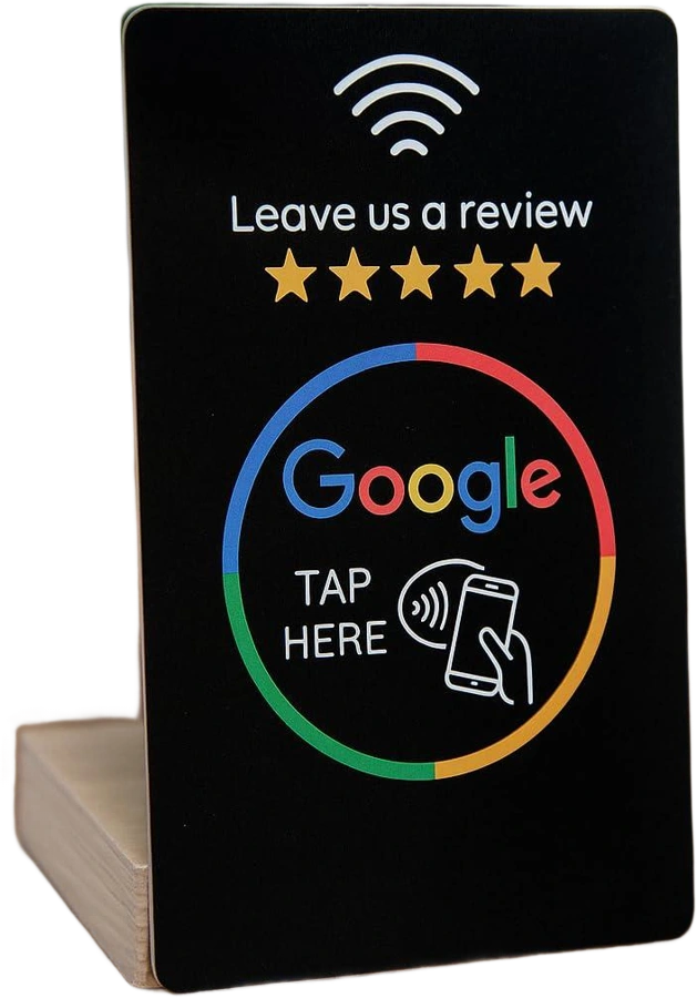 La card NFC Google Review originale